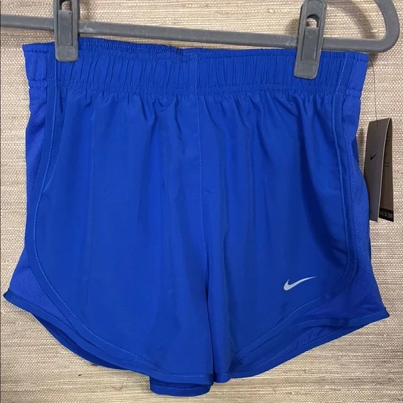 Nike Women's Vibrant Blue Athletic Shorts - Picture 1 of 5